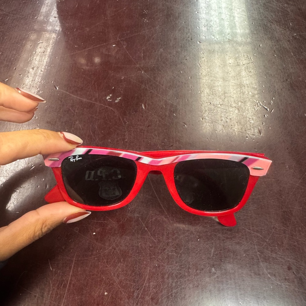 Ray-Ban Vibrant Red and Black Sunglasses